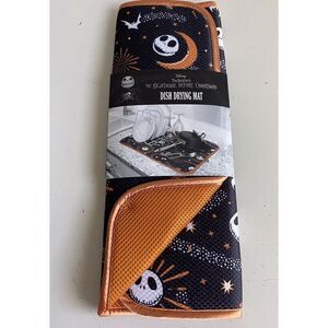 Disney Nightmare Before Christmas Dish Drying Mat 16”x18” Jack Halloween Moon